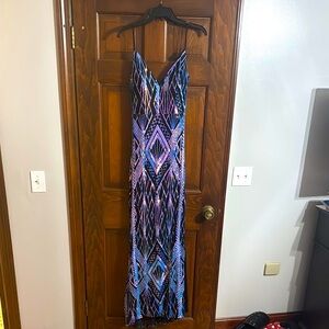 Geometric Sequin Gown